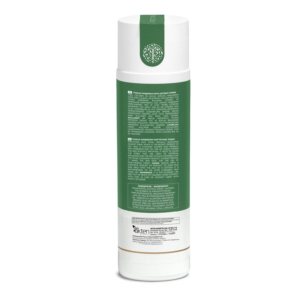Thalia Marjoram Oil &amp; Tea Tree Mattifying Facial Tonic 200 ml