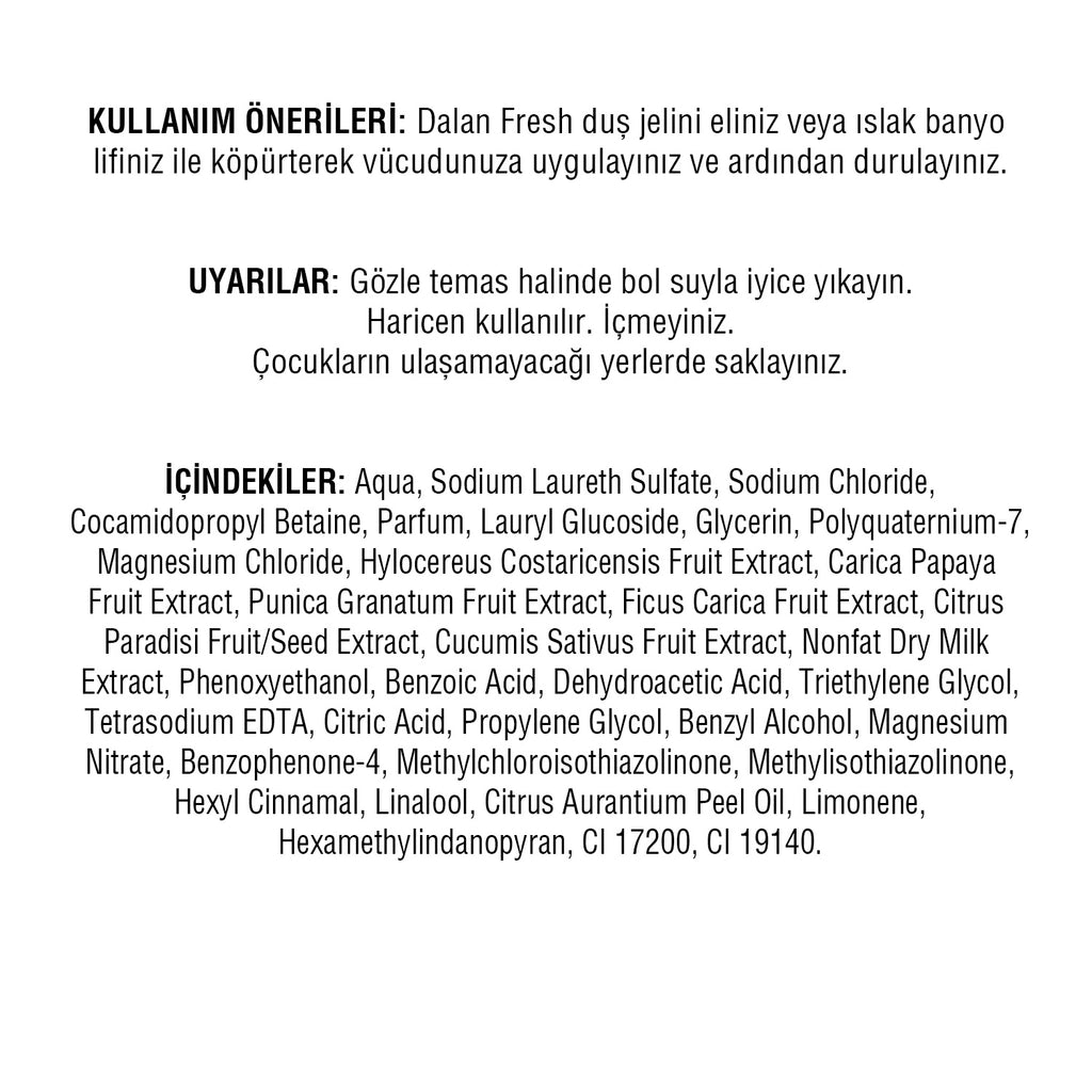 Dalan Fresh Shower Gel Pink Grapefruit 450 ml