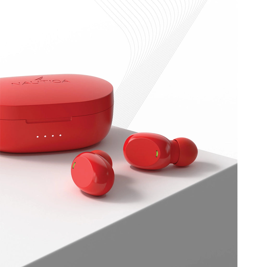 Nautica T120 TWS Wireless Red In-Ear Headphones
