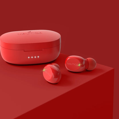 Nautica T120 TWS Wireless Red In-Ear Headphones