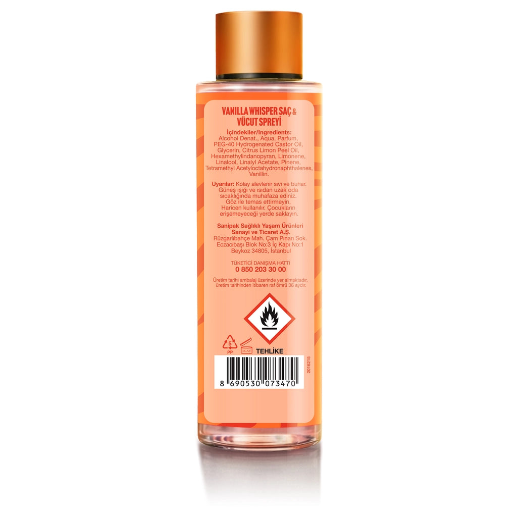 Selin Lumiere Body Spray Vanillia Whisper 200 ml