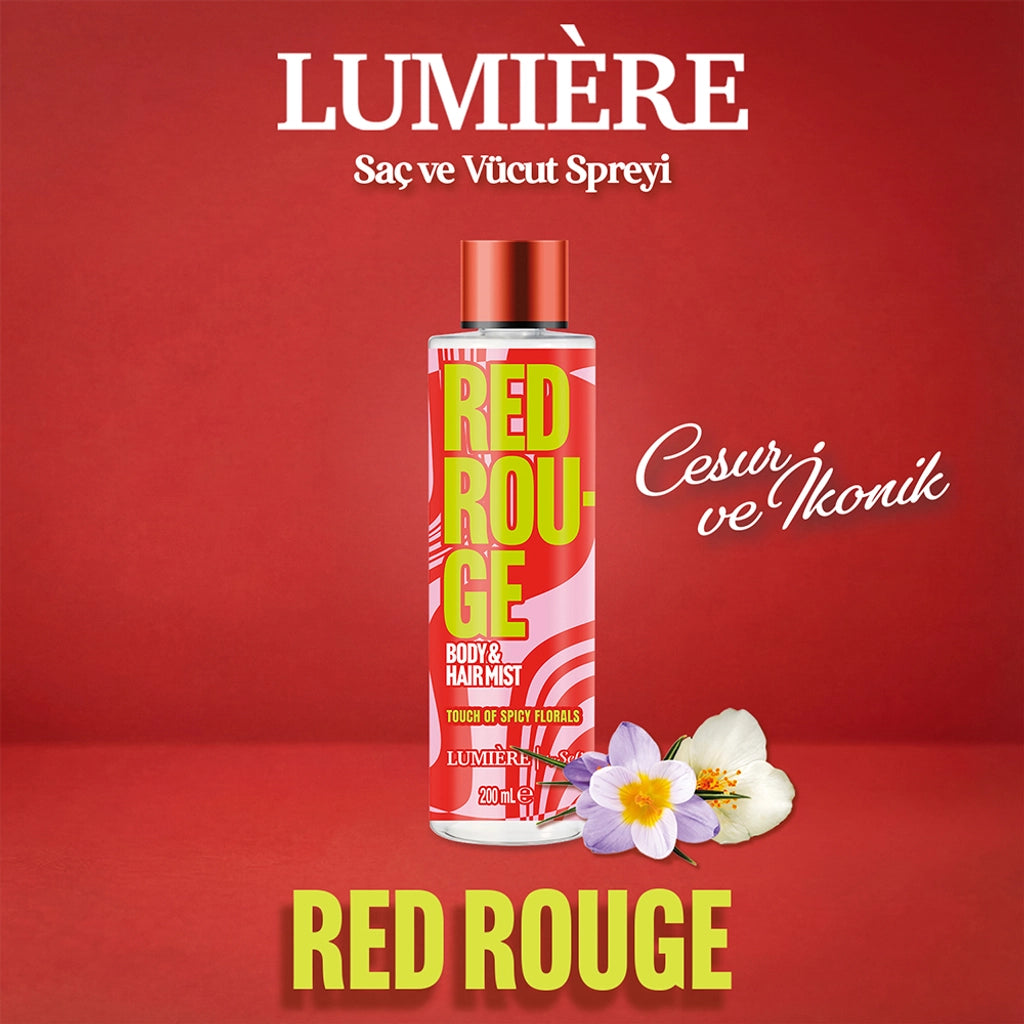 Selin Lumiere Body Spray Red Rouge 200 ml