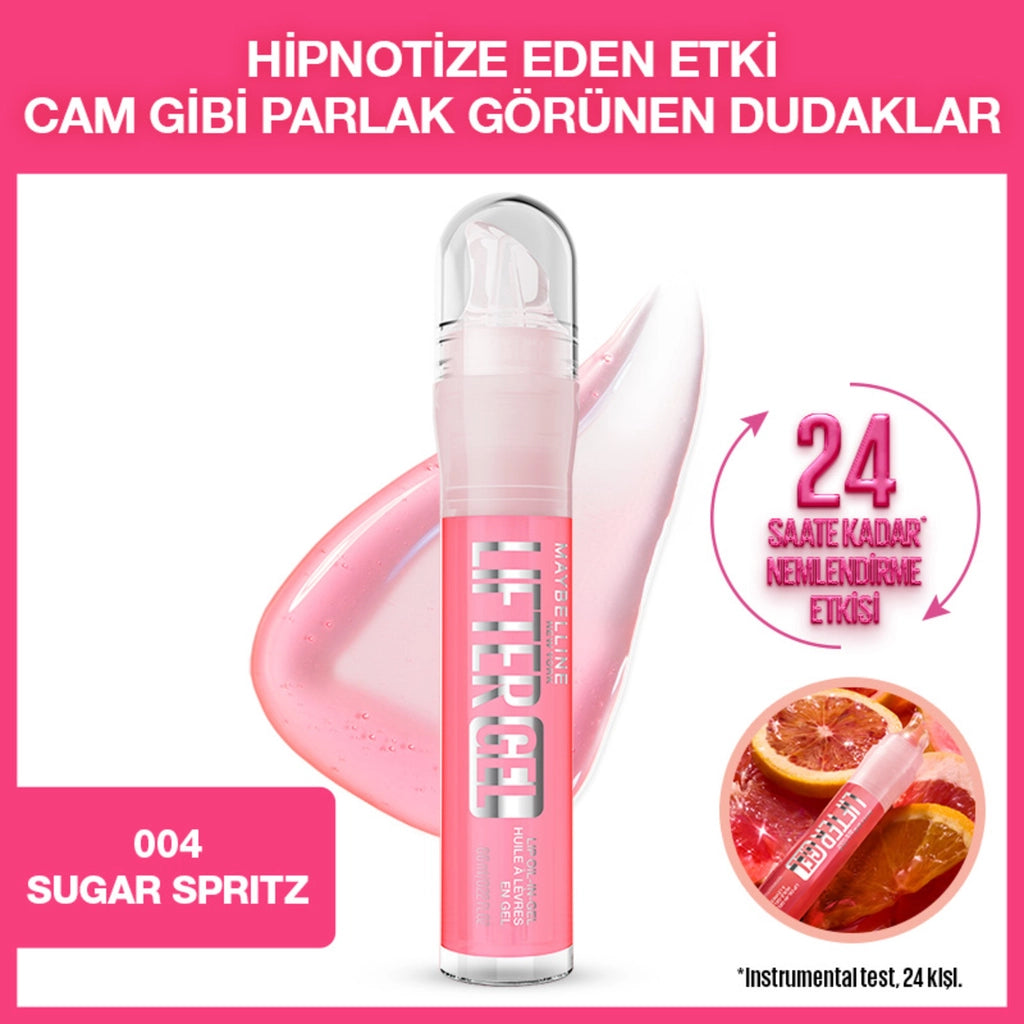 Maybelline New York Lifter Gel Extra Bright and Moisturizing Lip Gloss 004 Sugar Spritz