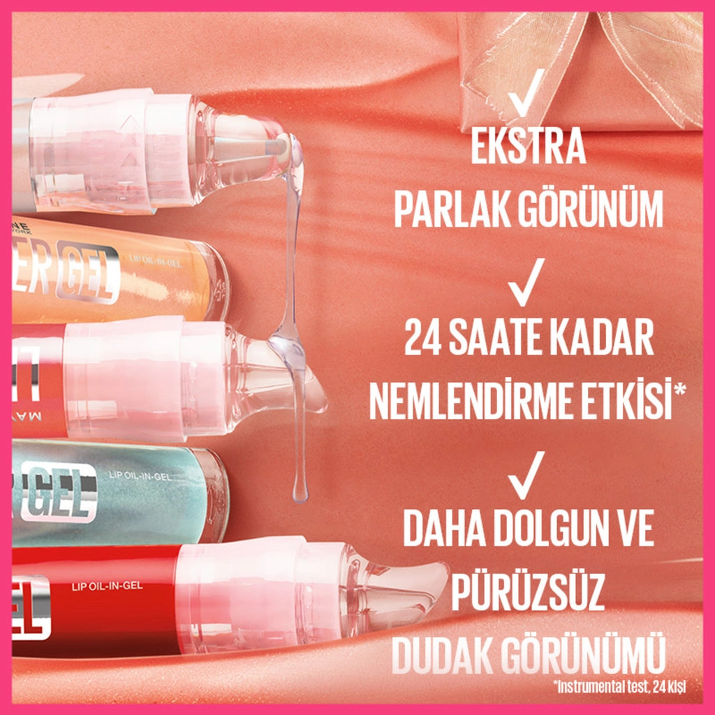 Maybelline New York Lifter Gel Extra Bright and Moisturizing Lip Gloss 007 Vanilla Horchata
