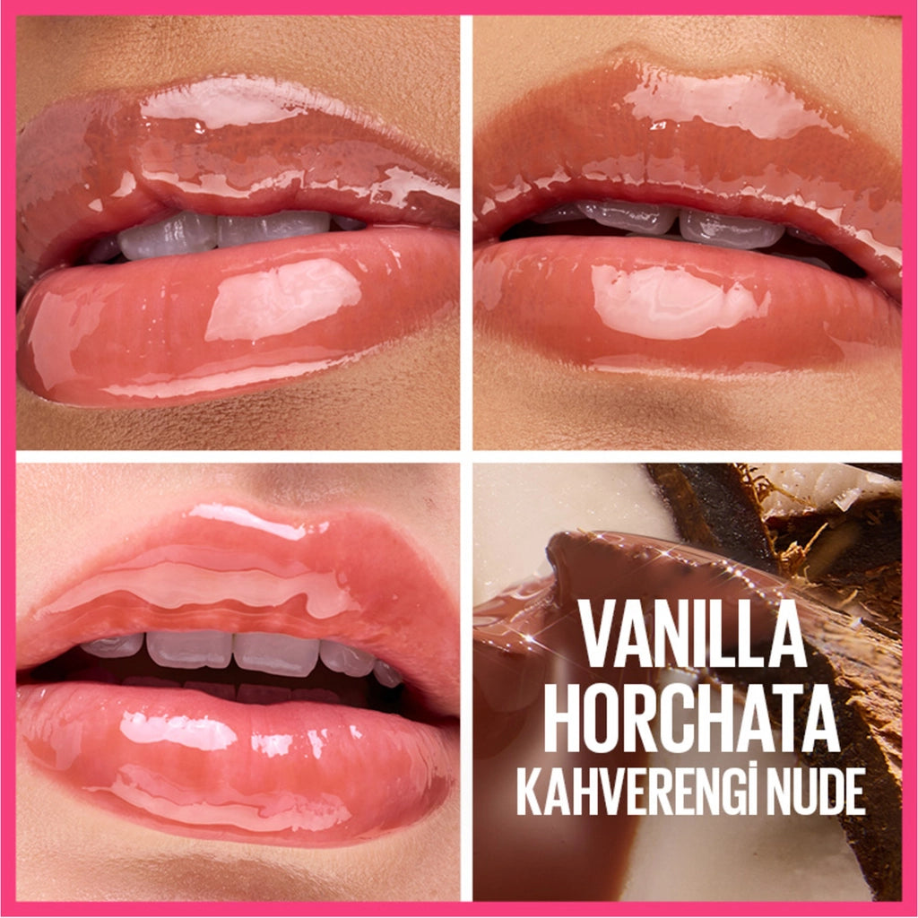 Maybelline New York Lifter Gel Extra Bright and Moisturizing Lip Gloss 007 Vanilla Horchata