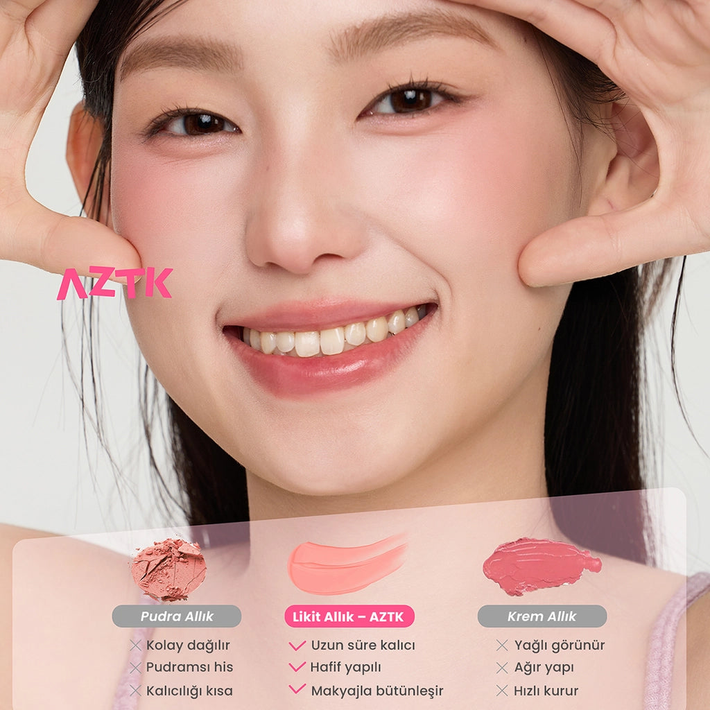 AZTK Liquid Blush Jelly Effect Liquid Blush JC01 Sakura Milk Jelly