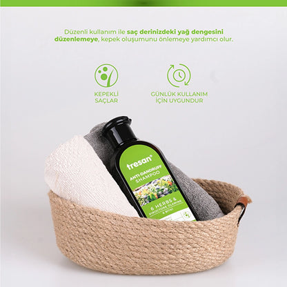 Tresan 6 Plants Anti-Dandruff Care Shampoo 300 ml