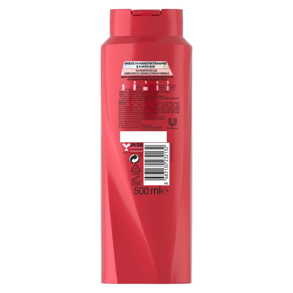 Elidor Brazilian Keratin Therapy Hair Care Shampoo 500 ml