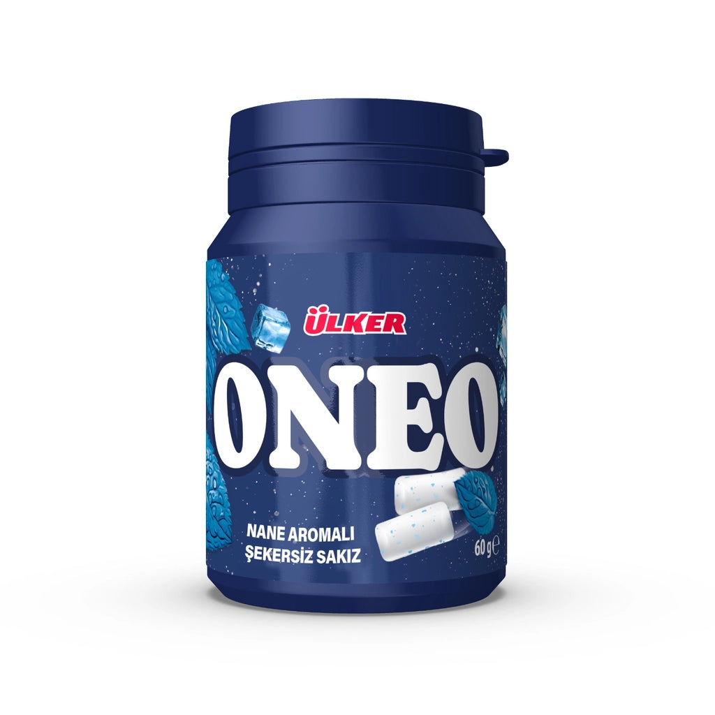 Oneo Mint Flavored Sugar-Free Dragee Chewing Gum 60 gr