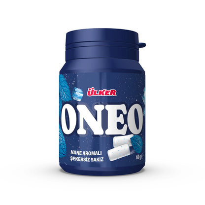 Oneo Mint Flavored Sugar-Free Dragee Chewing Gum 60 gr