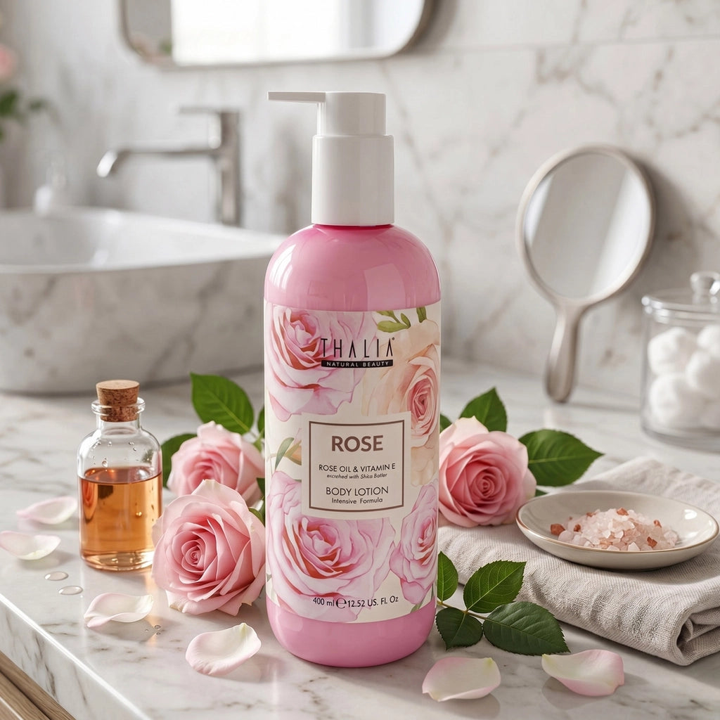 Thalia Rose Oil &amp; Vitamin E Body Lotion 400 ml