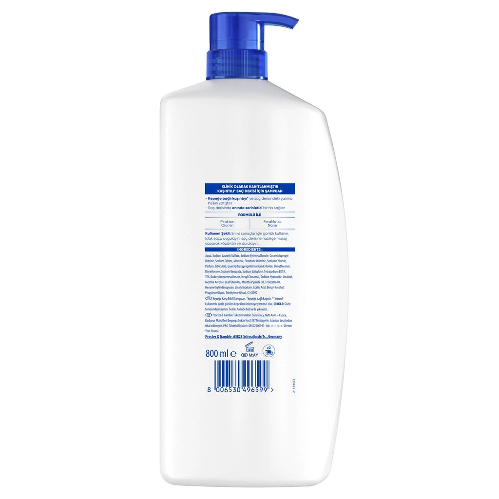 Head &amp; Shoulders Iced Menthol Fresh Anti-Dandruff Shampoo 800 ml