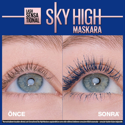 Maybelline New York Lash Sensational Sky High Mascara Navy Blue Blue Mascara
