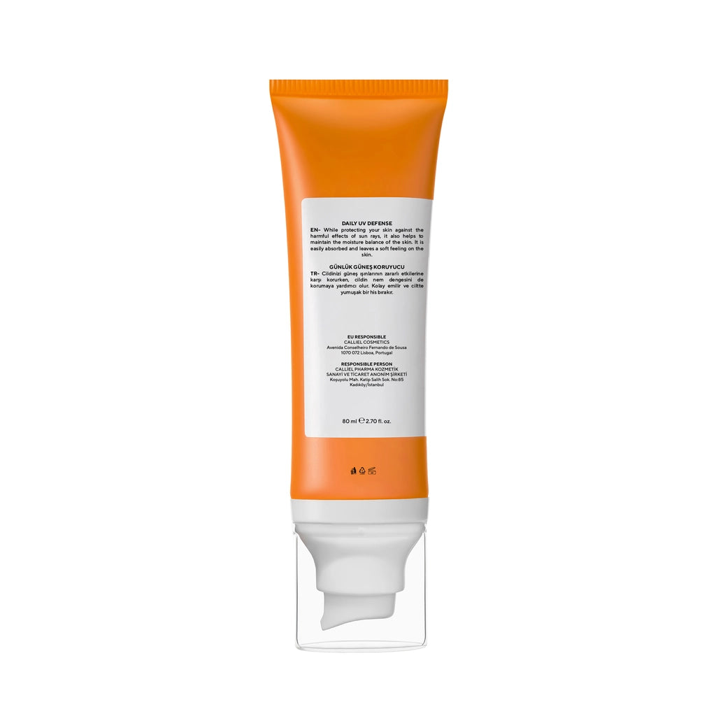 Calliel SPF50 High Protection and Moisturizing Effective Anti-Blemish Daily Sunscreen Face Sun Cream 80 ml