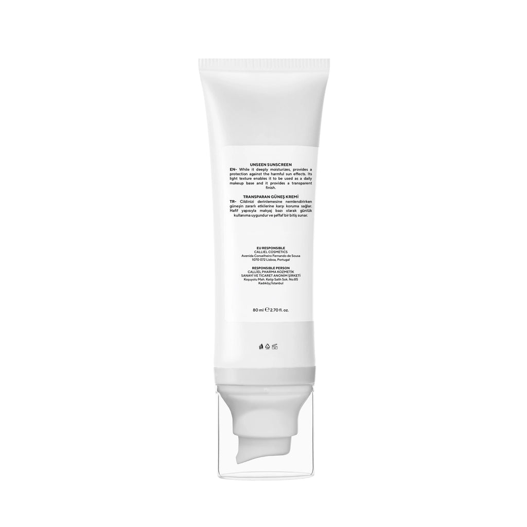 Calliel Invisible, Transparent &amp; Natural Finish Moisturizing Effective SPF50 Facial Sun Cream 80 ml