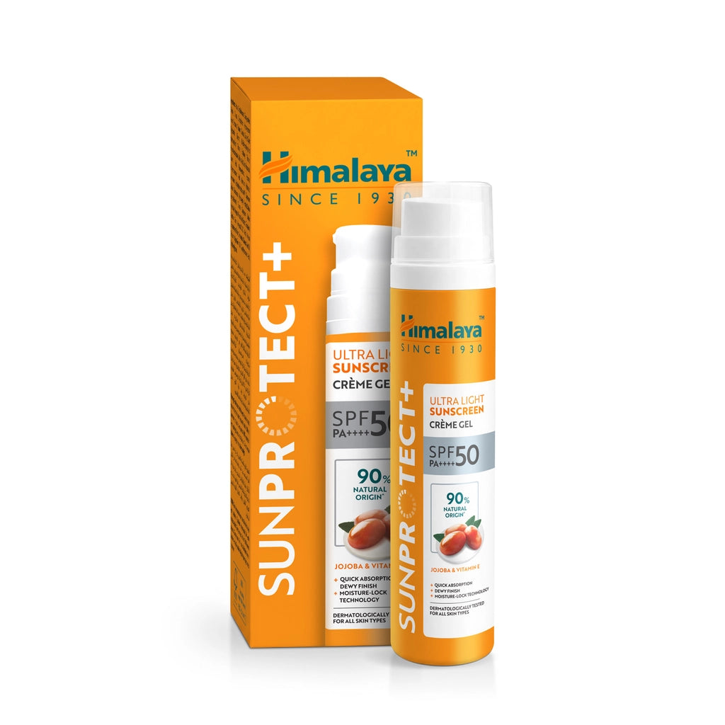 Himalaya Sun Protect+ Ultra Light SPF50 PA++++ Sunscreen Gel 50 gr