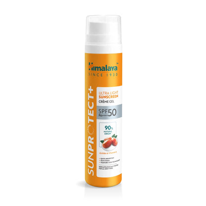 Himalaya Sun Protect+ Ultra Light SPF50 PA++++ Sunscreen Gel 50 gr