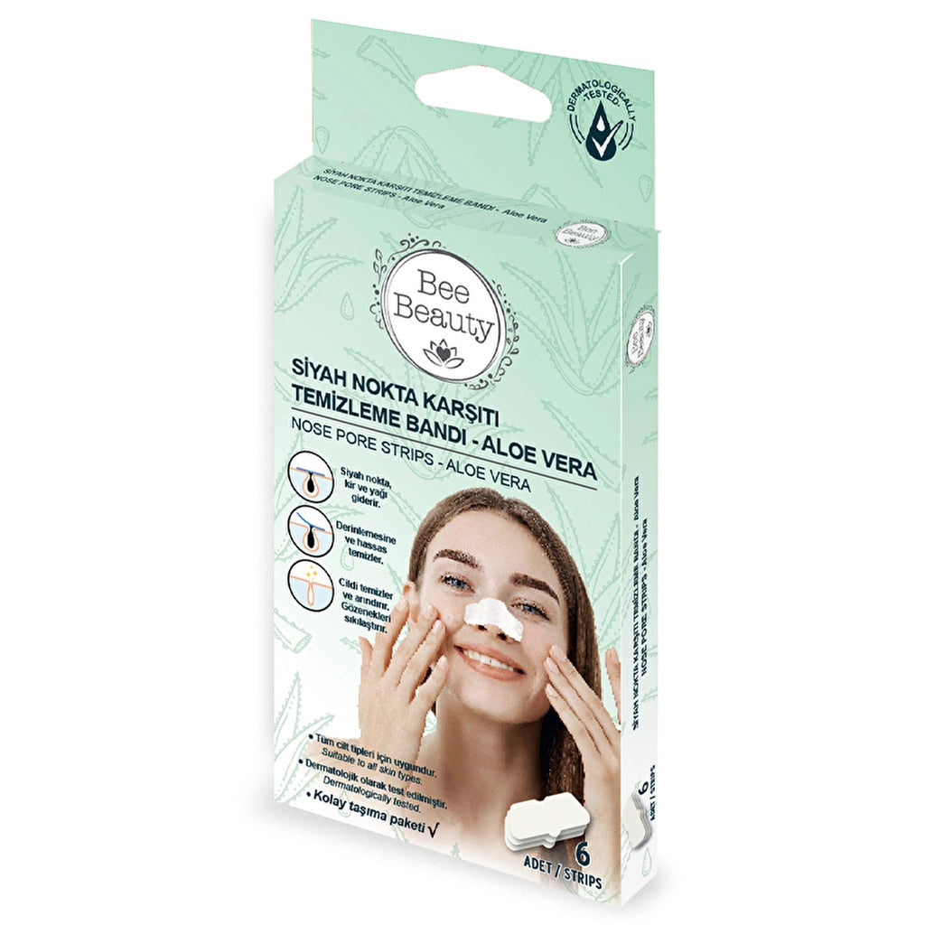 Bee Beauty Aloe Vera Blackhead Tape 6 Pack
