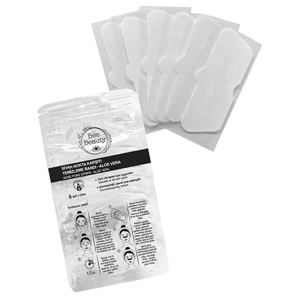 Bee Beauty Aloe Vera Blackhead Tape 6 Pack