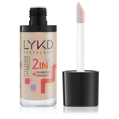 LYKD 2 in 1 Foundation 130 Soft Fair