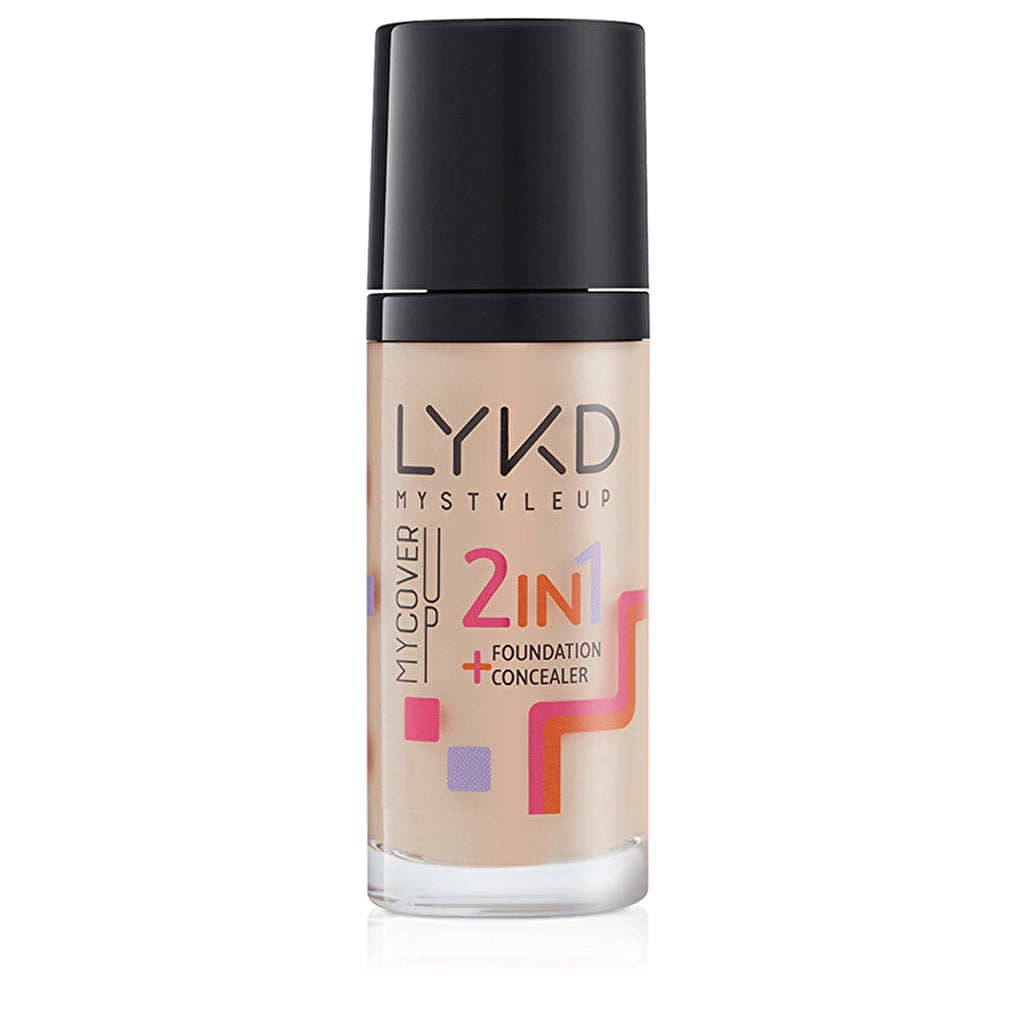 LYKD 2 in 1 Foundation 130 Soft Fair