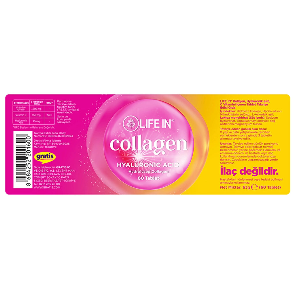 Life In Collagen Tablet 60 Pieces