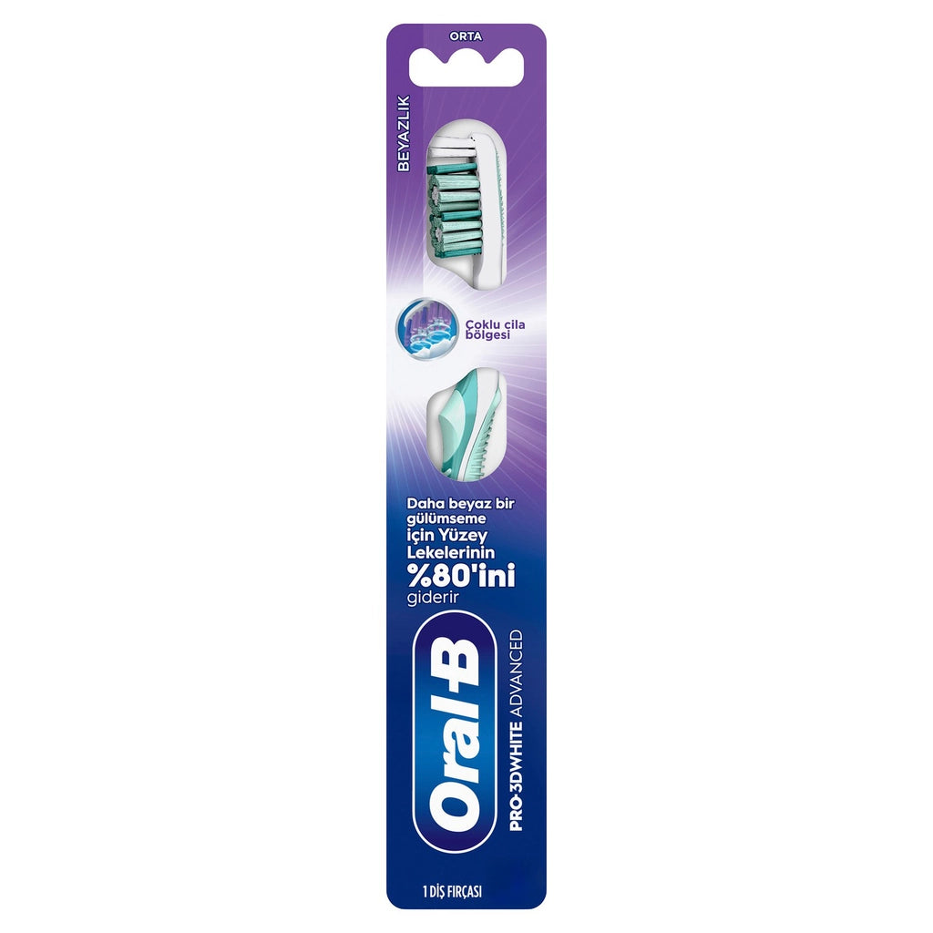 Oral-B Pro-3D White Advanced Whiteness Toothbrush (Medium)