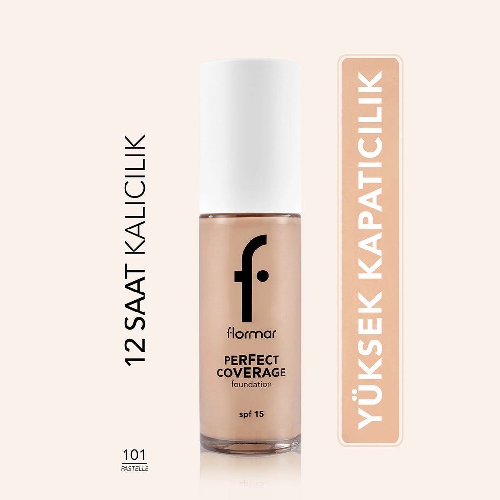 Flormar Perfect Coverage Foundation 105 Porcelain Ivory