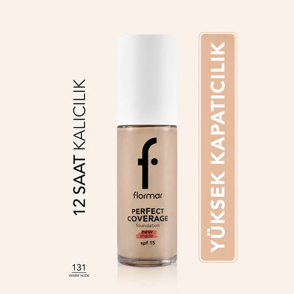 Flormar Perfect Coverage Foundation 105 Porcelain Ivory