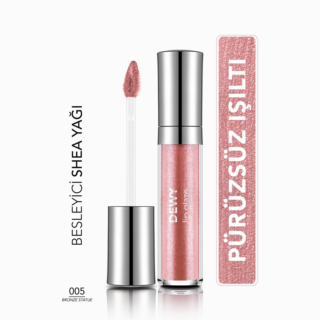 Flormar Dewy Lip Glaze Lip Gloss 023 Vacation Time