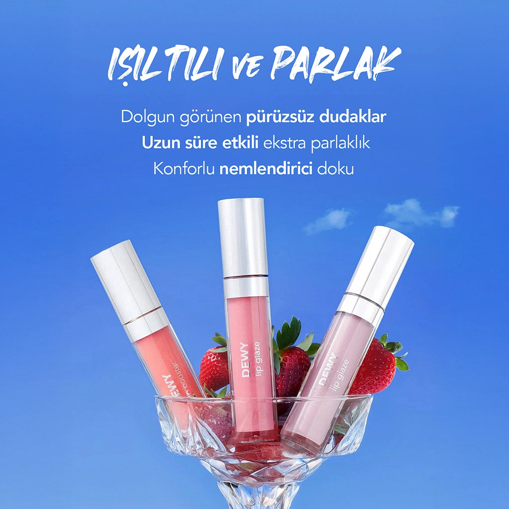Flormar Dewy Lip Glaze Lip Gloss 022 Walk With Me