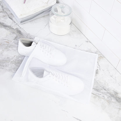 Ocean Home White Color Shoe Washing Net 35 x 40 cm