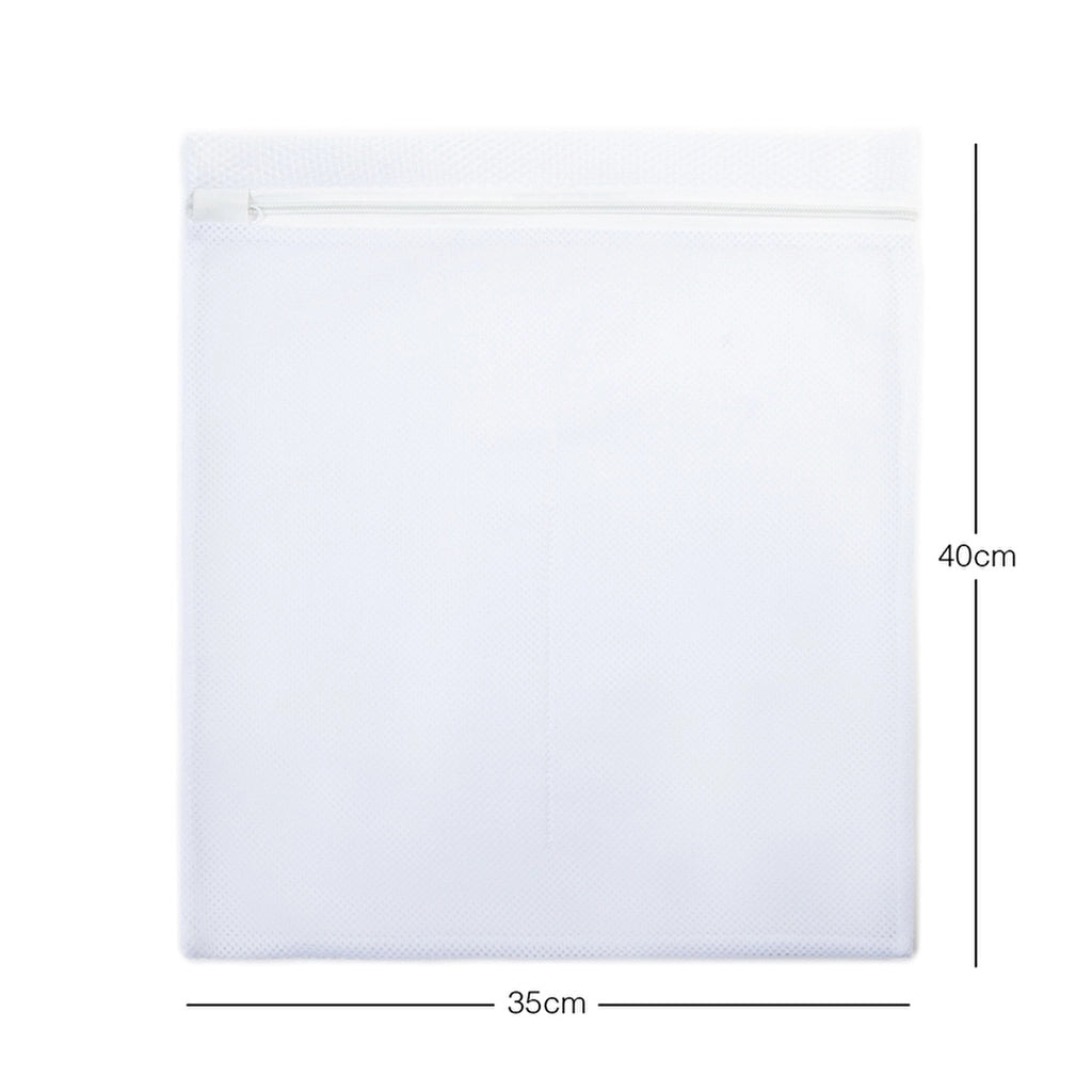 Ocean Home White Color Shoe Washing Net 35 x 40 cm