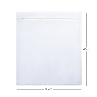 Ocean Home White Color Shoe Washing Net 35 x 40 cm
