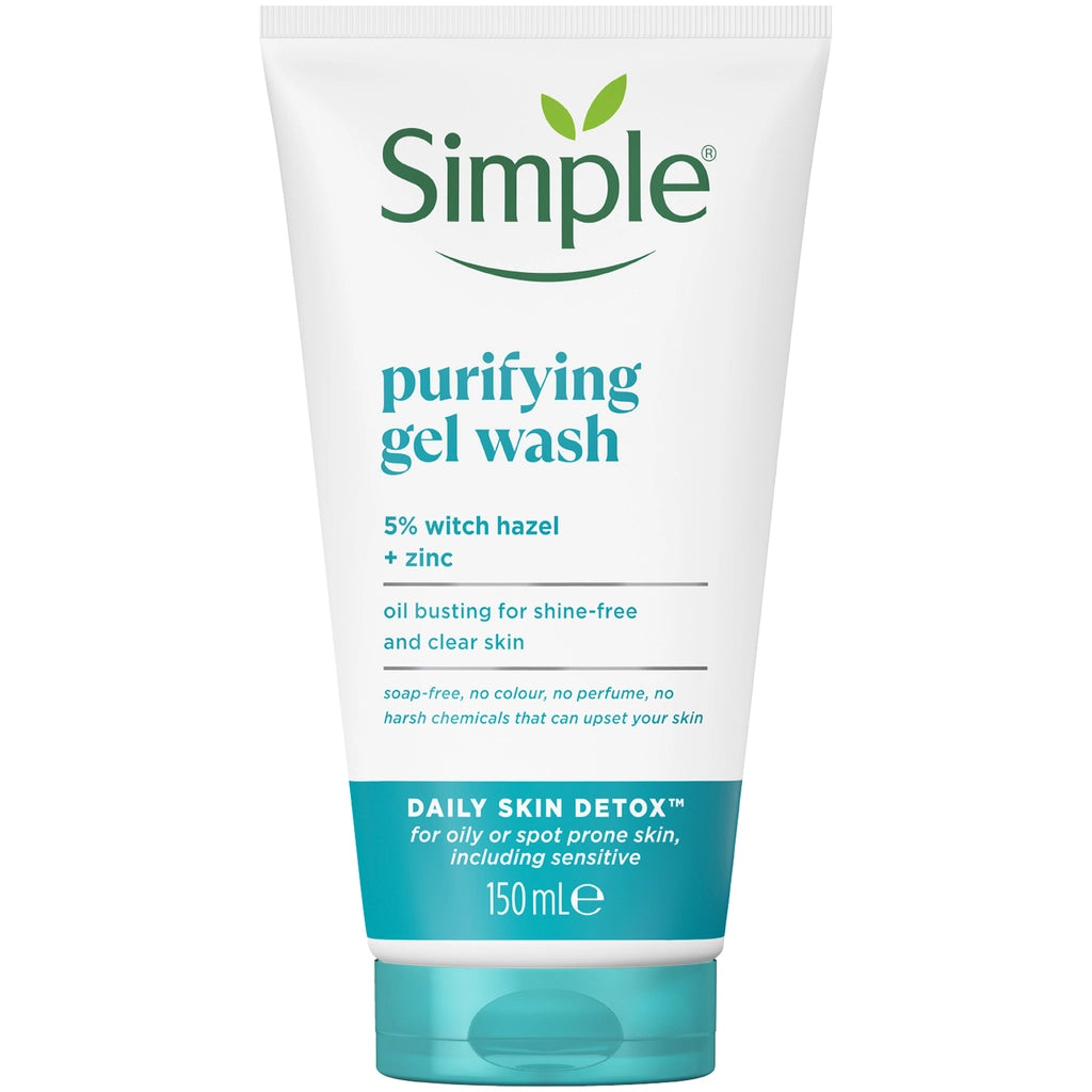 Simple Daily Skin Detox Purifying Facial Cleansing Gel 150 ml