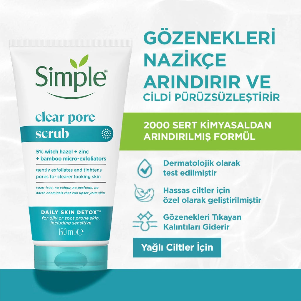 Simple Daily Skin Detox Pore Purifying Peeling 150 ml