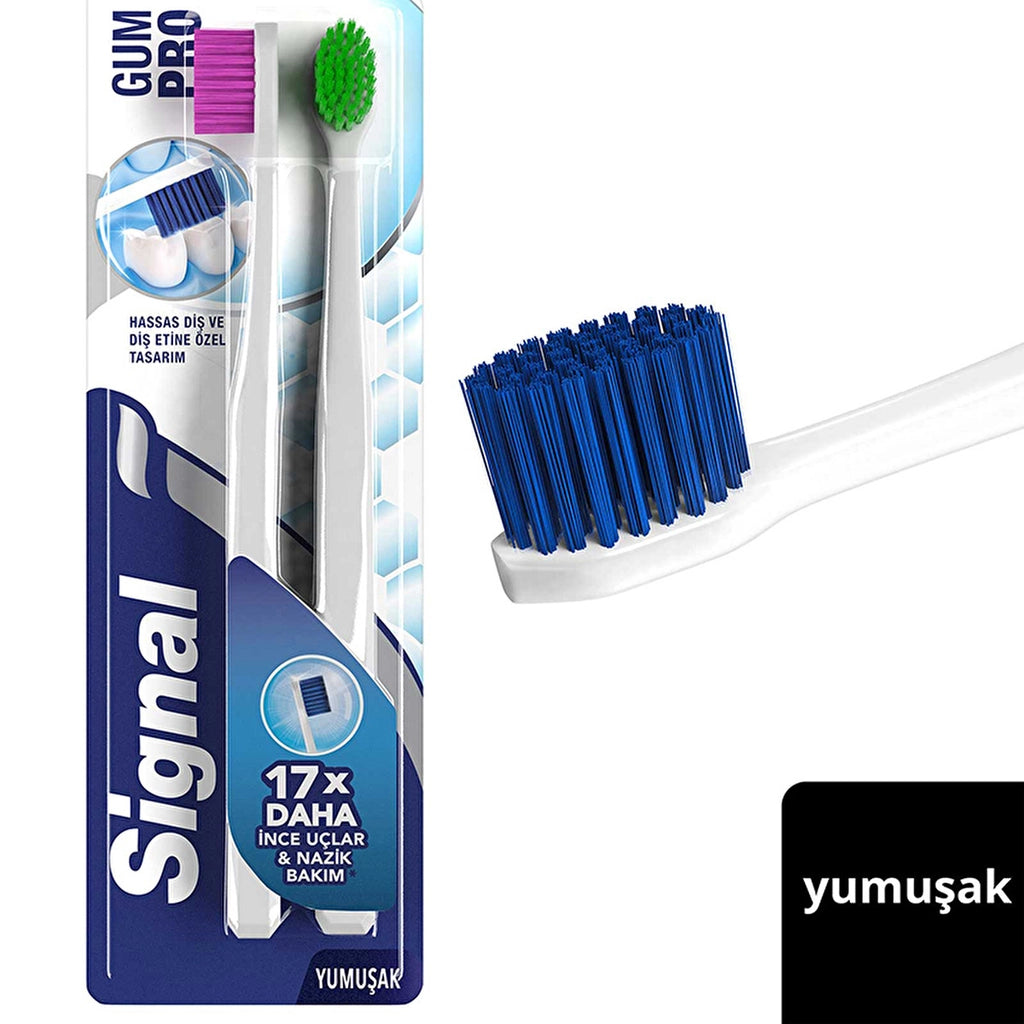 Signal Gum Pro Gentle Care Toothbrush 1+1 (Soft)
