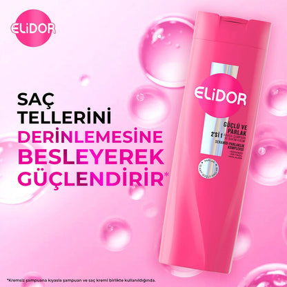 Elidor Shampoo and Conditioner Strong and Shiny 400 ml