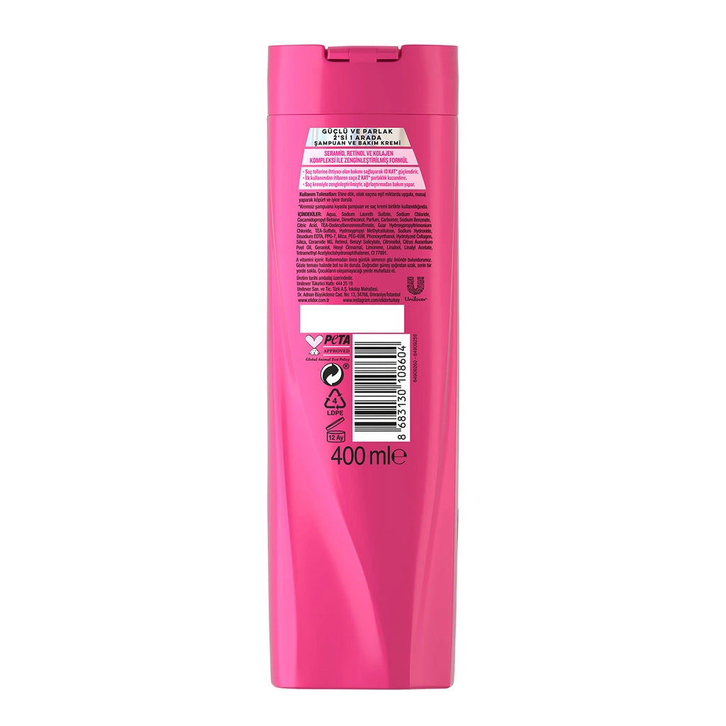 Elidor Shampoo and Conditioner Strong and Shiny 400 ml