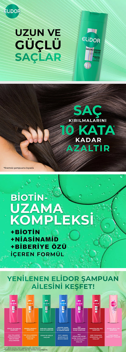 Elidor Hair Care Shampoo Healthy Growing Hair 400 ml
