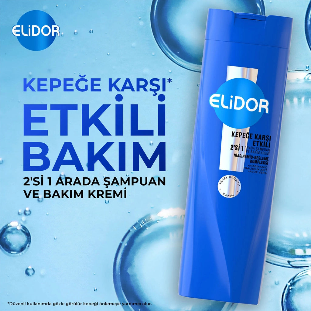Elidor Shampoo and Conditioner Effective Against Dandruff 400 ml