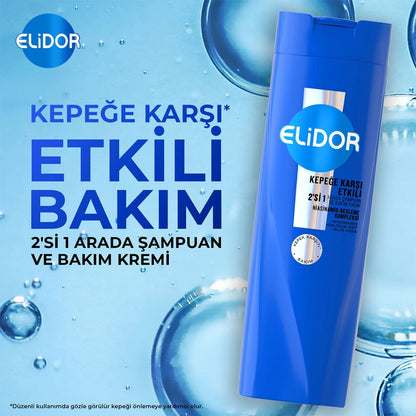 Elidor Shampoo and Conditioner Effective Against Dandruff 400 ml