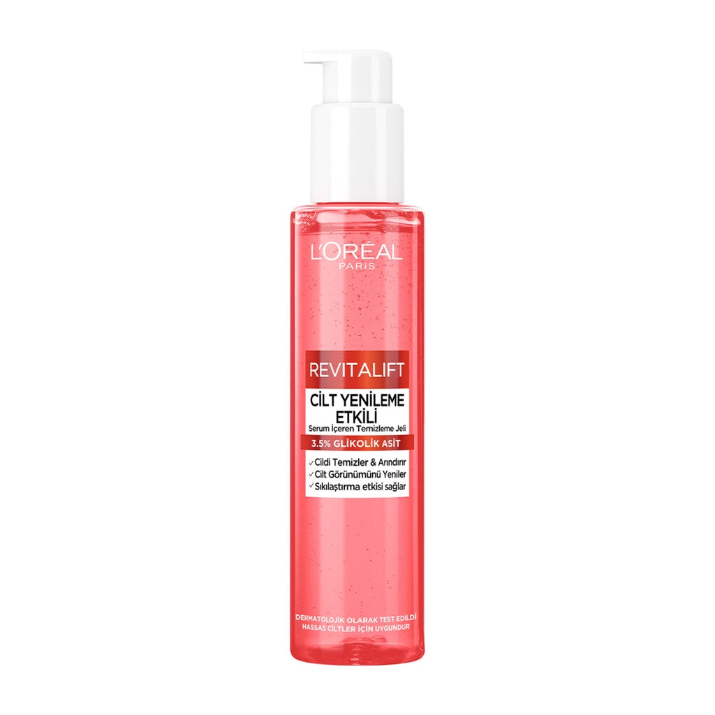 Loreal Paris Revitalift Skin Renewal Effective Cleansing Gel 150 ml (Glycolic Acid)