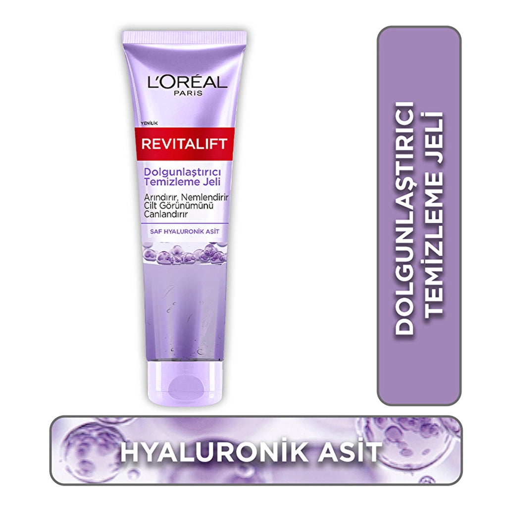 Loreal Paris Revitalift Plumping Cleansing Gel 150 ml (Hyaluronic Acid)