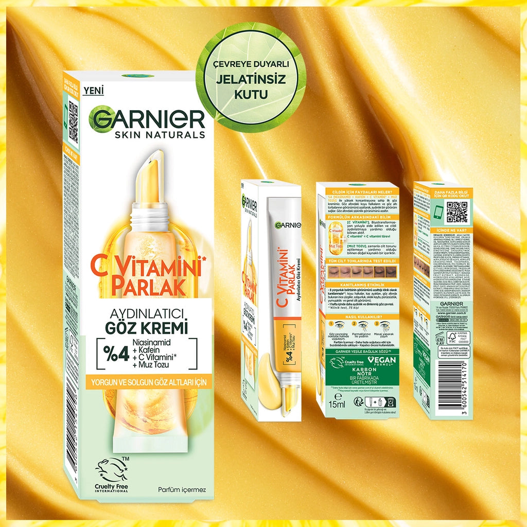 Garnier Vitamin C Bright Brightening Eye Cream 15 ml