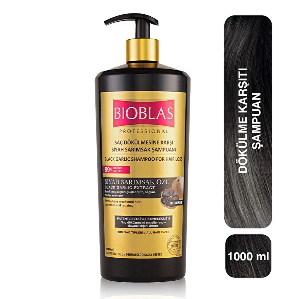 Bioblas Professional Black Garlic Shampoo 1000 ml