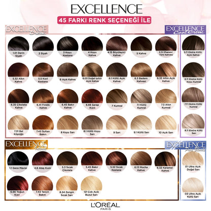Loreal Paris Excellence Cool Creme Hair Dye 6.11 Extra Ashy Dark Auburn