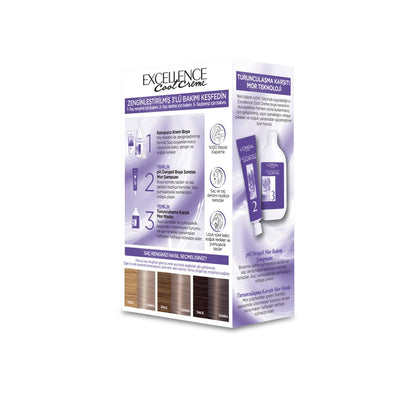Loreal Paris Excellence Cool Creme Hair Dye 8.11 Extra Ashy Blonde