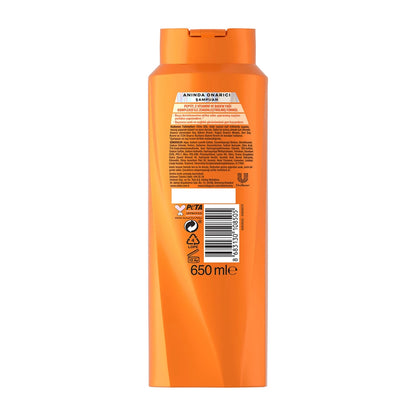 Elidor Superblend Hair Care Shampoo Instant Repair Care Vitamin C Keratin Ceramide 650 ml
