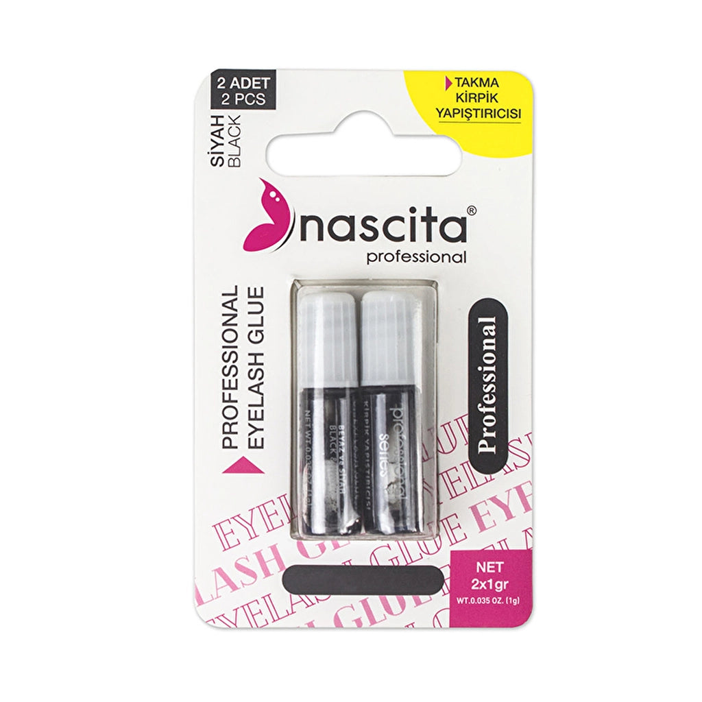 Nascita Professional False Eyelash Adhesive Black 2 x 1 g